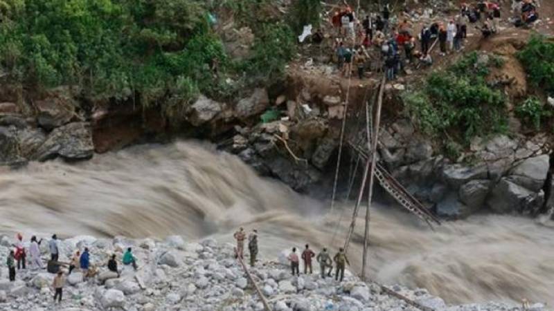 Heavy floods destroying dams and livelihood