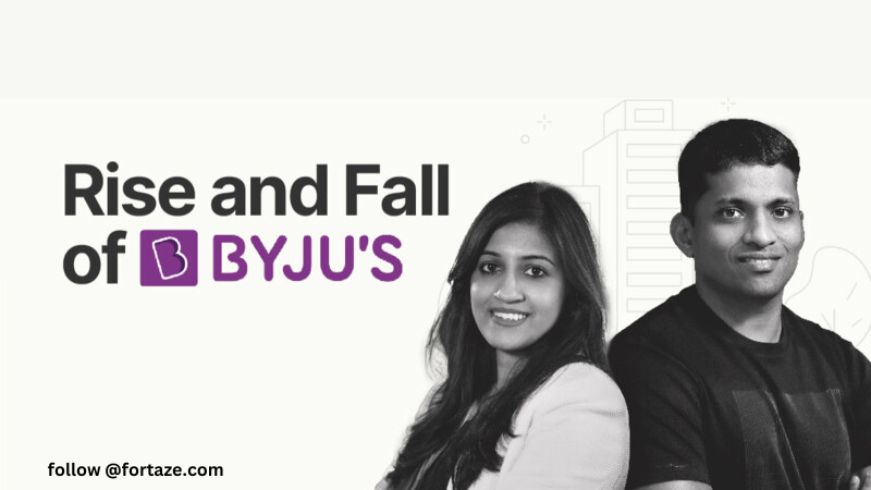 rise and fall of Indian edutech titan