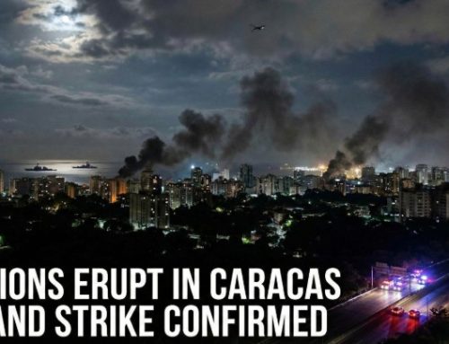 Explosions Rock Caracas Following First U.S. Land Strike in Venezuela