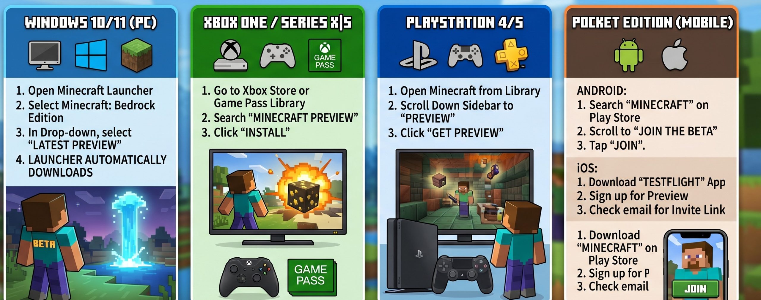 how-to-download-minecraft-bedrock-26-30-25/26-beta-version